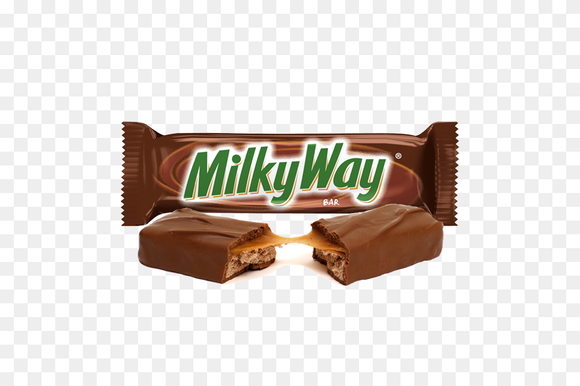 500x500 Milky Way Candy Bar - Chocolate Bar PNG