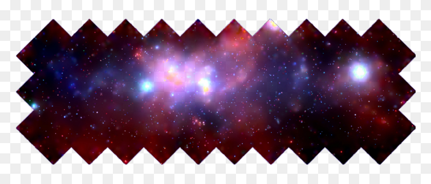 1280x493 Млечный Путь Центр Галактики Чандра Прозрачный Фон - Млечный Путь Png