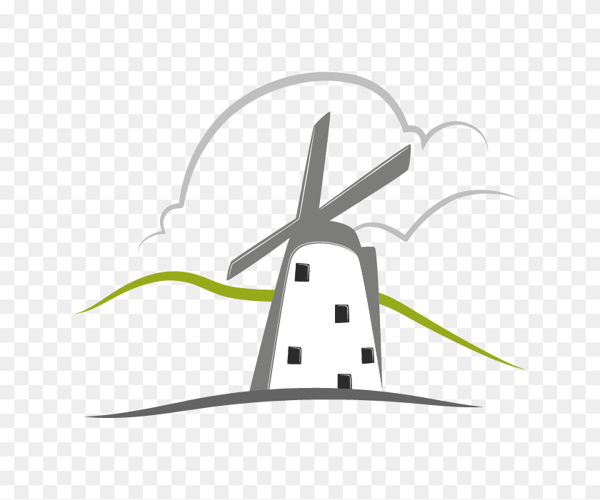 641x641 Mill Clipart Logo - Windmill PNG