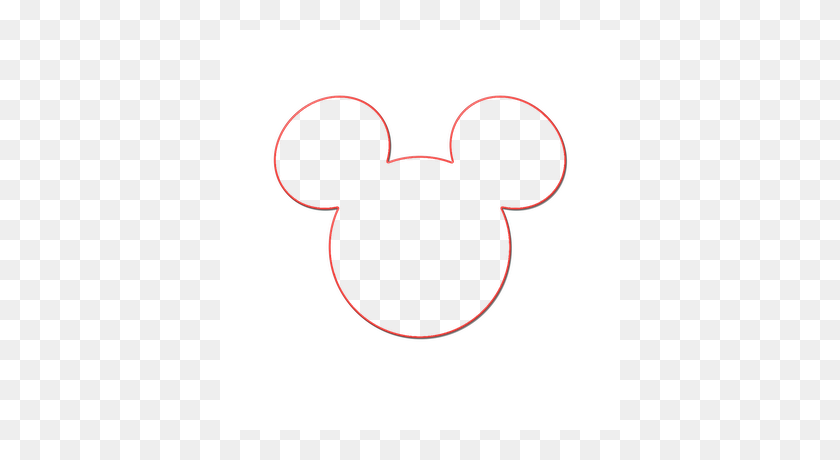 400x400 Las Reflexiones De Milliepie Hacen Su Propio Imán Para La Puerta Del Crucero De Disney - Mickey Mouse Outline Clipart