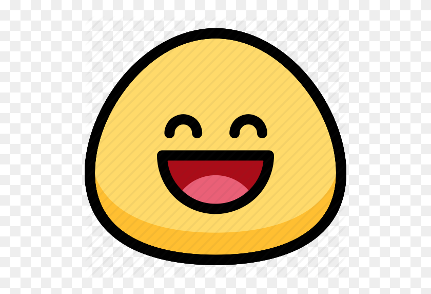 512x512 Mimi Emoticons '- Смеющийся Emoji Clipart