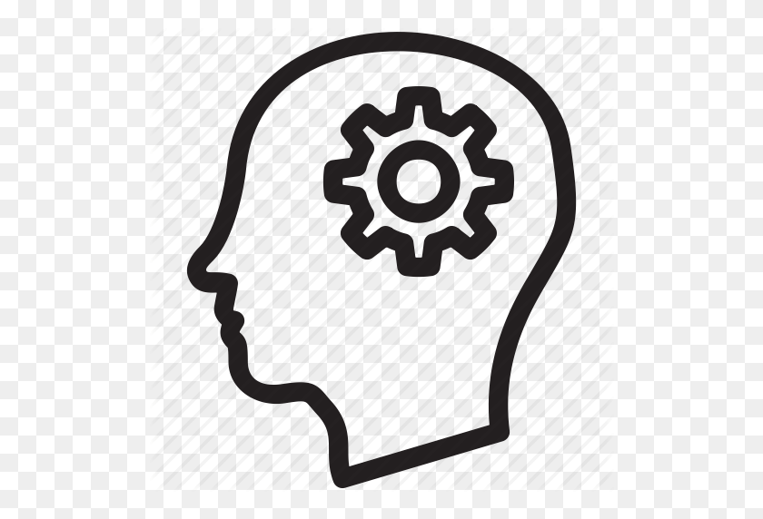 512x512 Mind Clipart Head Brain - Brain In Head Clipart