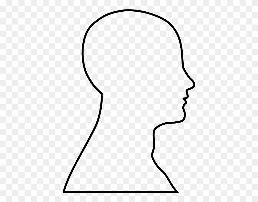 432x599 Mindset Head Profile Draw A Picture Of What You Think Your Brain - Thinking Brain Clipart