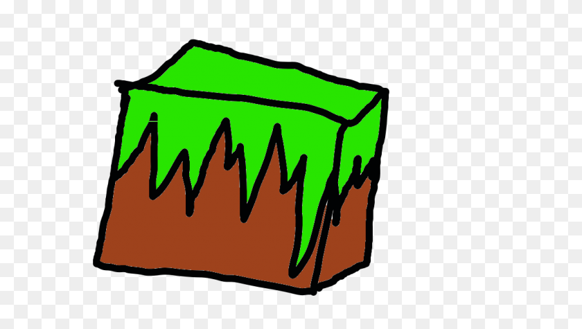 1078x574 Minecraft Cartoon Grass Block - Minecraft Block PNG
