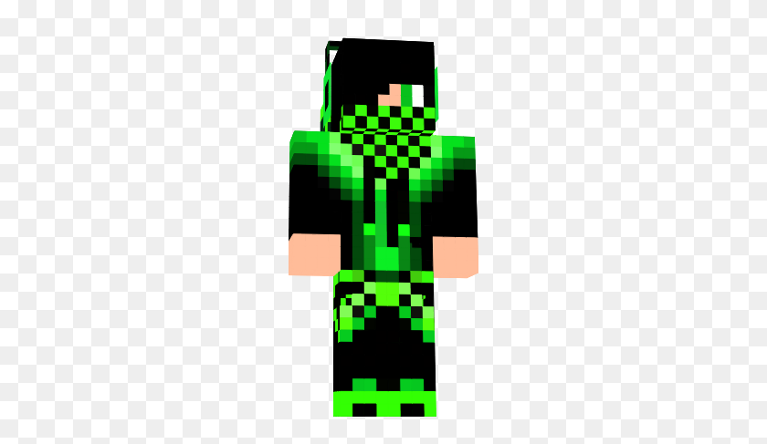 208x427 Minecraft Cool Skins For Boys Boy Skins Red Cool Boy Apply - Minecraft Creeper Clipart
