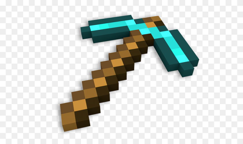 960x540 Minecraft Diamond Pickaxe Png Png Image - Diamond Pickaxe PNG