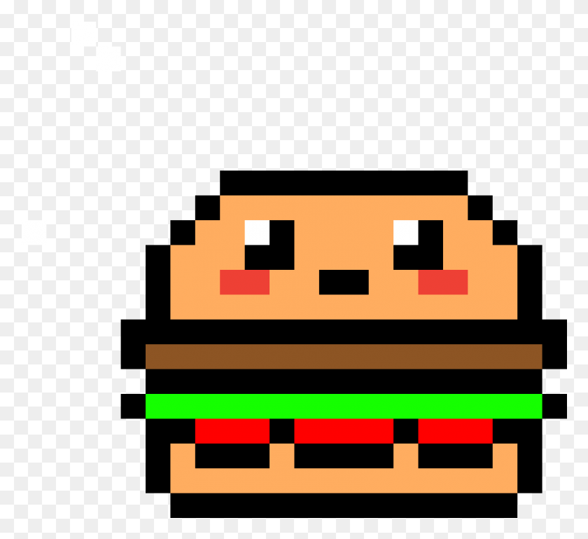 815x741 Minecraft Hamburger French Fries Pixel Art Drawing - Minecraft Clipart