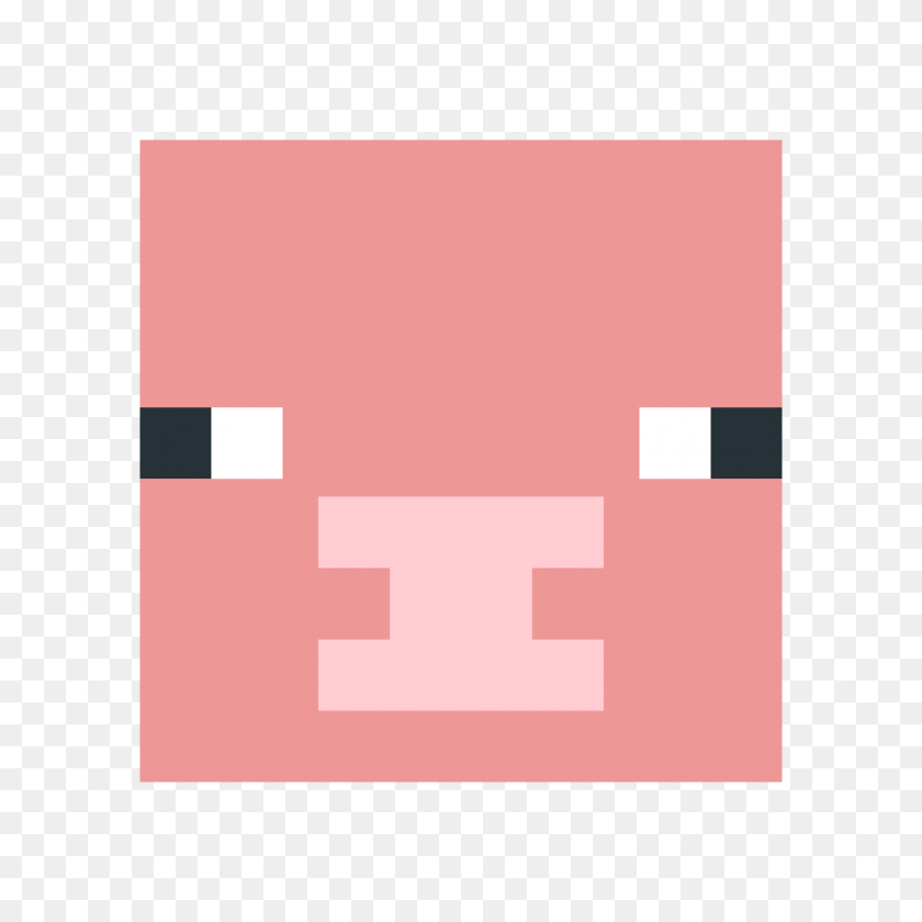 1600x1600 Minecraft Pig Icon - Minecraft Icon PNG