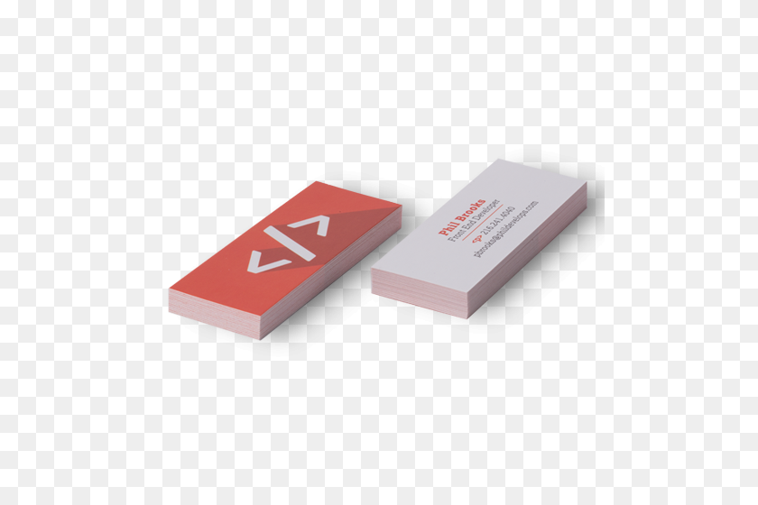 500x500 Mini Business Cards Custom Business Card Printing Design - Business Card PNG