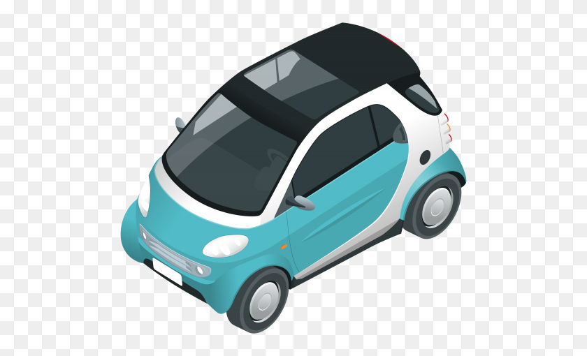 500x450 Mini Coche Png Clipart - Neumático Clipart Png