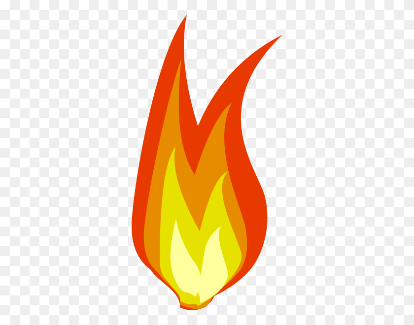 306x600 Mini Fire Clip Arts Download - Fire Vector PNG