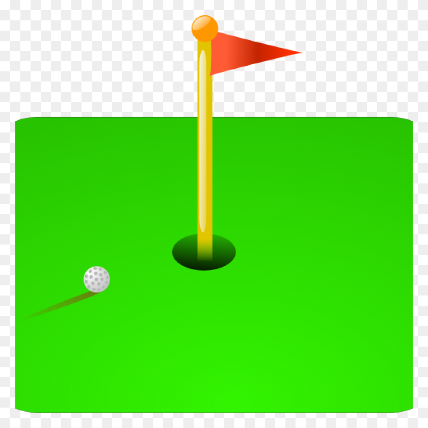 1024x1024 Imágenes Prediseñadas De Mini Golf Golf Flag Ball Imágenes Prediseñadas En Clker - Imágenes Prediseñadas De Golf En Miniatura