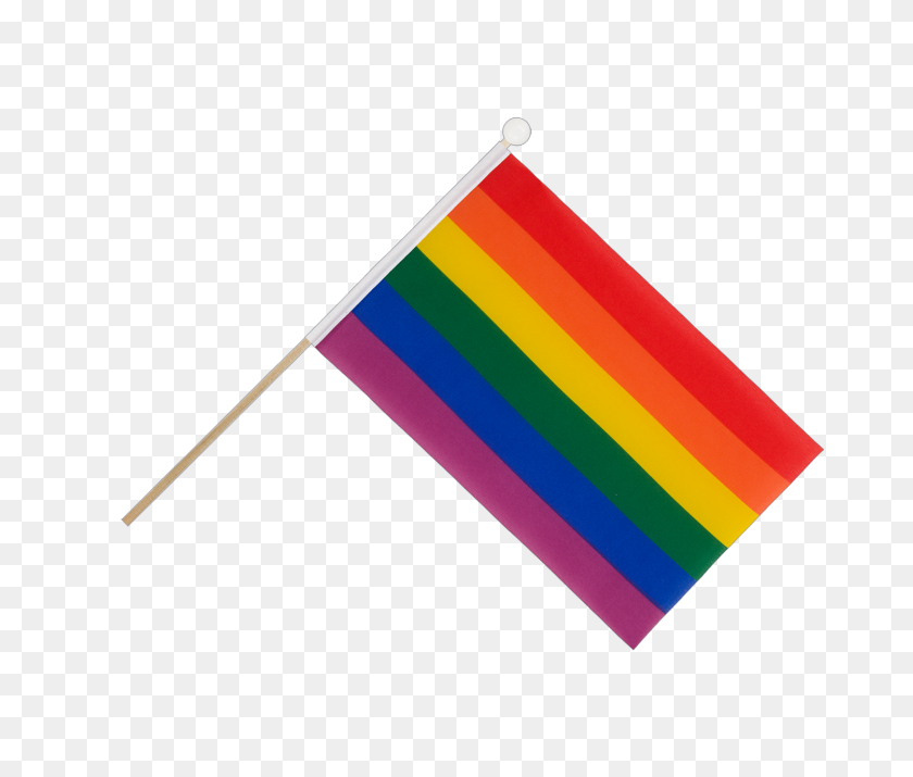 1500x1260 Mini Hand Waving Flag Rainbow - Rainbow Flag PNG