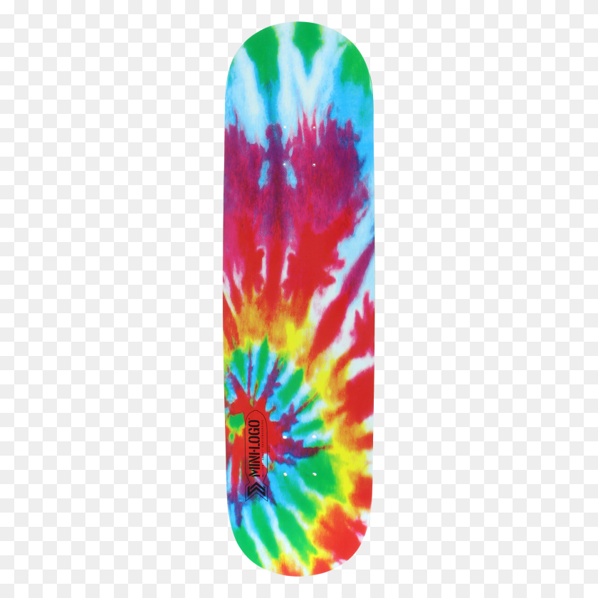 1500x1500 Mini Logo Small Bomb Tie Dye Skateboard Deck - Tie Dye PNG