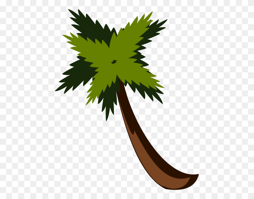 477x600 Миниатюрная Кокосовая Пальма Png Картинки Для Веб - Пальмовое Дерево Закат Клипарт