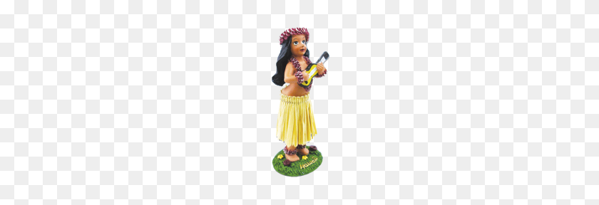 228x228 Miniature Hula Girl With Ukulele Stella Mae - Hula Girl PNG