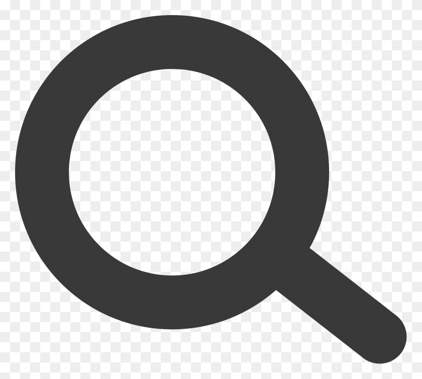 2400x2135 Minimal Magnifying Glass Icons Png - White Magnifying Glass Icon PNG