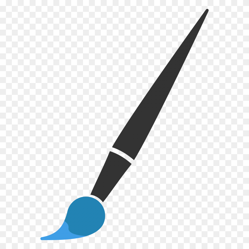 2400x2400 Minimalist Paint Brush Icons Png - Paint Brush Icon PNG