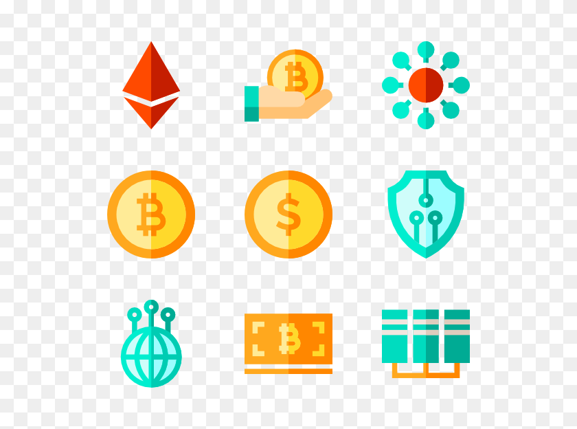 600x564 Mining Icons - Cryptocurrency PNG