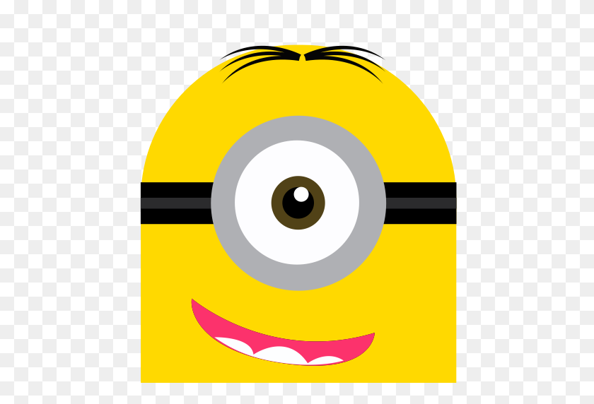 512x512 Minions, Cinema, Movie Icon With Png And Vector Format For Free - Minion Clip Art Free
