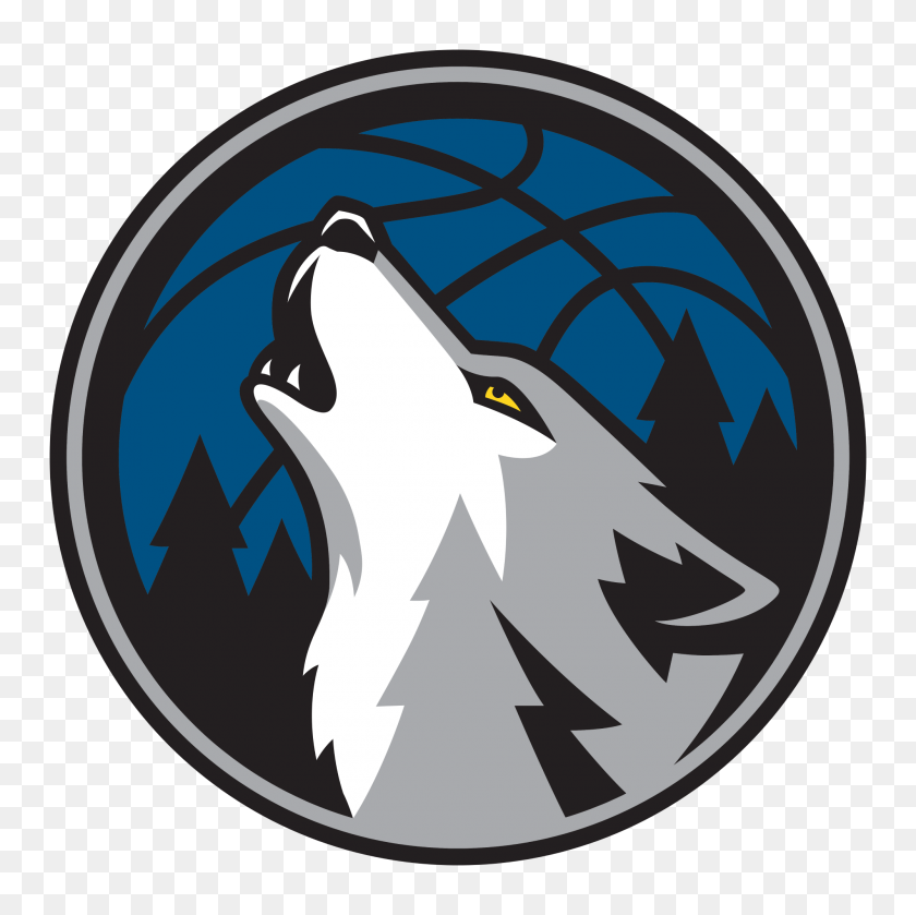 2000x2000 Minnesota Timberwolves Revela Oficialmente Nuevo Logotipo De Personaje - Logotipo De Lobo Png