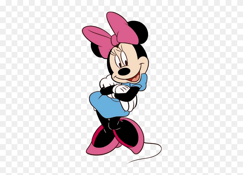 297x547 Minnie Brazos Cruzados Minnie Minnie Mouse Imágenes Prediseñadas - Imágenes Prediseñadas De Brazos Cruzados