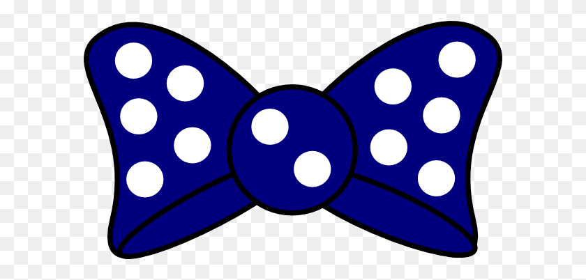 600x342 Minnie Blue Bow Png, Clip Art For Web - Purple Bow Clipart