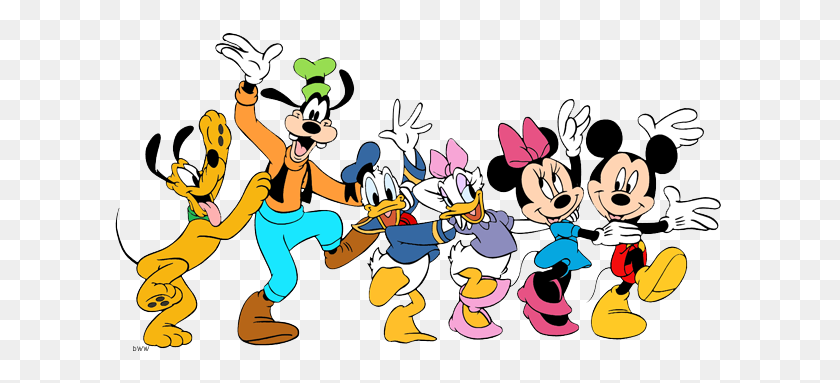 611x323 Minnie Mouse And Friends Png Png Image - Friends PNG