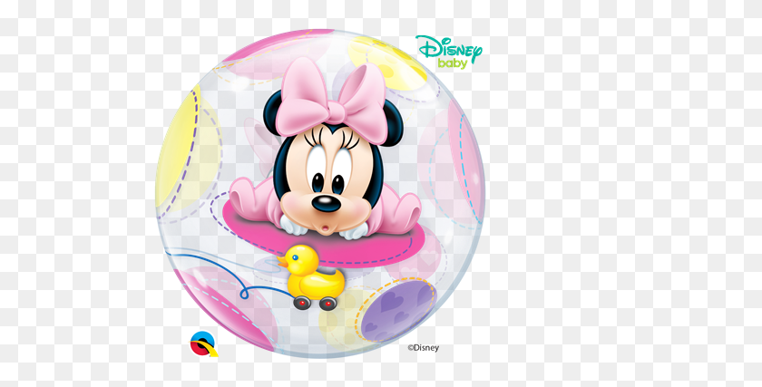 501x367 Minnie Mouse Birthday Bubble - Baby Moana PNG