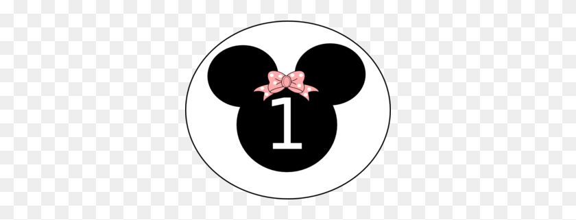 300x261 Clipart De Cumpleaños De Minnie Mouse - Clipart De Cumpleaños De Mickey Mouse
