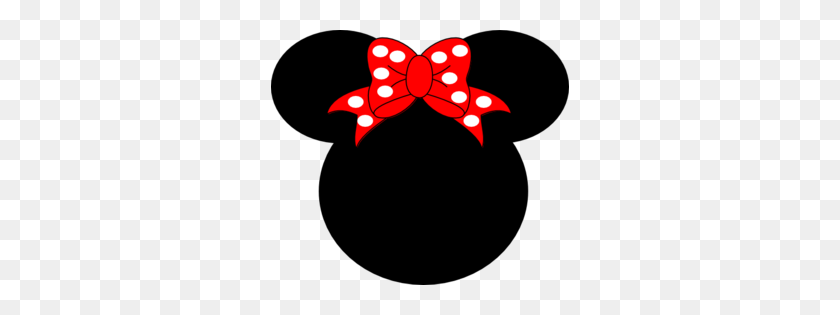 298x255 Minnie Mouse Bow Clip Art - Minnie Bow Clipart
