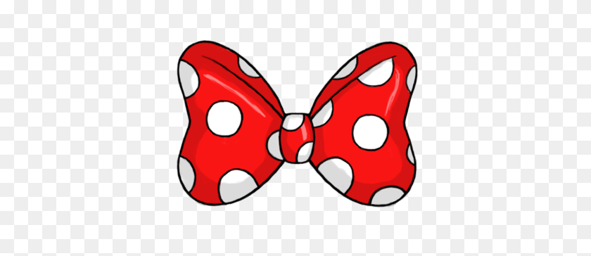 400x304 Minnie Mouse Bow Clipart - Red Bow Clipart