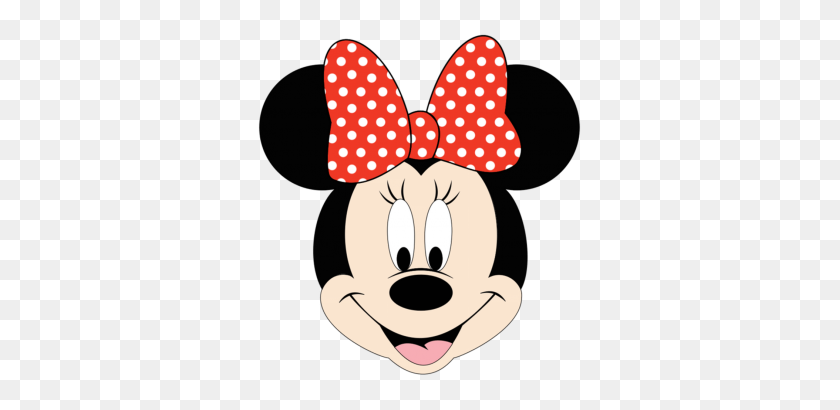 333x350 Minnie Mouse Lazo De Mickey Mouse Plantilla De Orejas De Fotos Atractivas De Minnie - Imágenes Prediseñadas De Orejas De Mickey Mouse