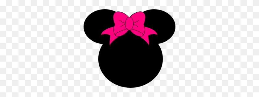 298x255 Minnie Mouse Bow No Dots Clip Art - Obey Hat Clipart