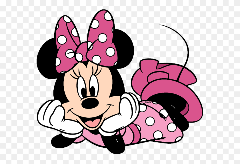 591x514 Minnie Mouse Clip Art Disney Clip Art Galore - Pink Clipart