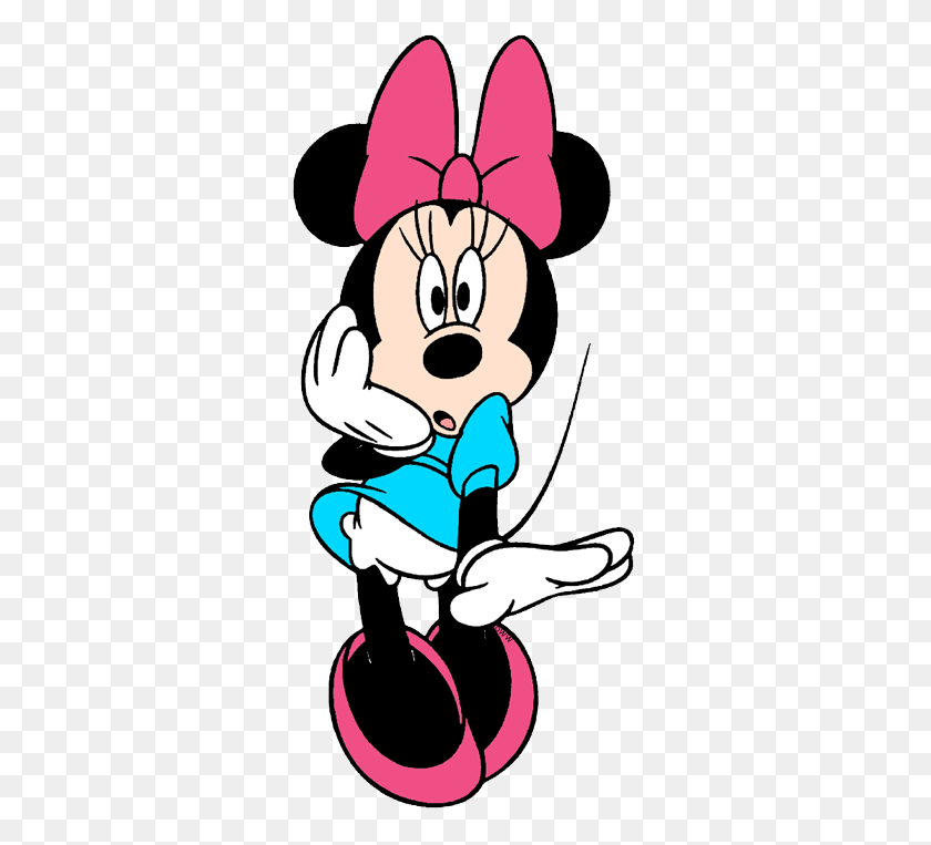 314x703 Imágenes Prediseñadas De Minnie Mouse Imágenes Prediseñadas De Disney En Abundancia - Shocked Clipart