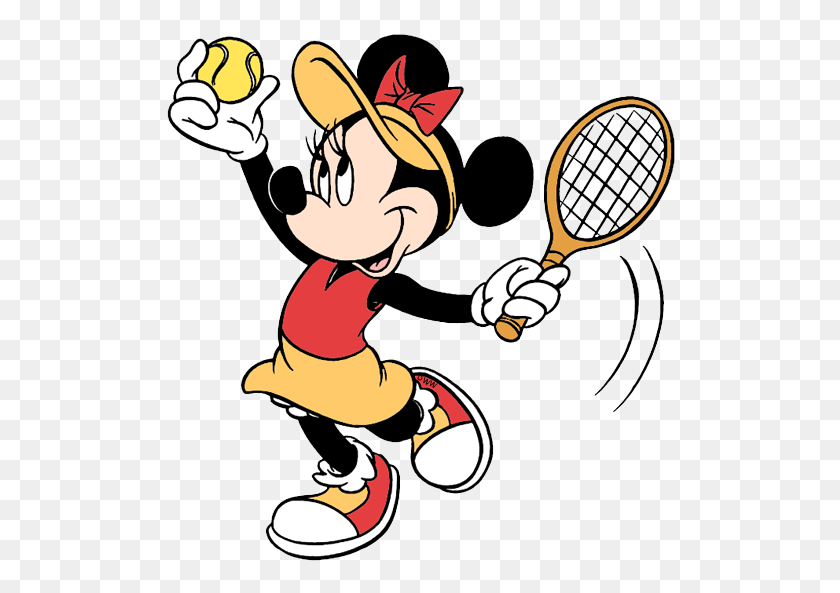 511x533 Minnie Mouse Clip Art Disney Clip Art Galore - Tennis Images Clip Art