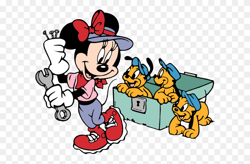 605x490 Imágenes Prediseñadas De Minnie Mouse Imágenes Prediseñadas De Disney En Abundancia - Interacción Clipart