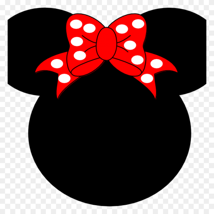 1024x1024 Minnie Mouse Clip Art Free Cupcake Clipart House Clipart Online - Minnie Bow Clipart