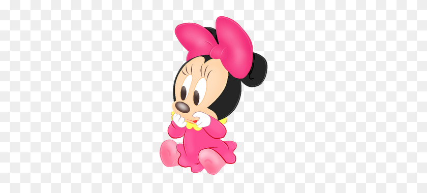 320x320 Minnie Mouse Clip Art Mickey ^ Minnie - Pink Baby Clipart