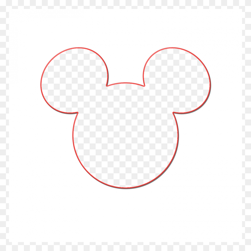 Minnie Mouse Silhouette Template from flyclipart.com