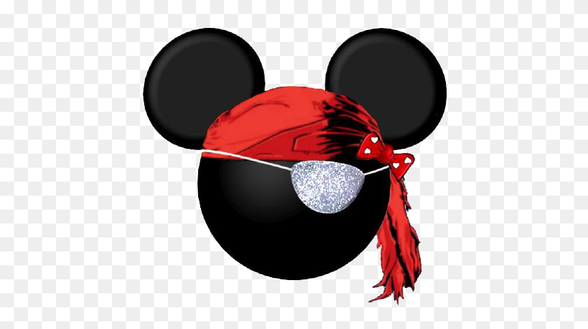 450x411 Minnie Mouse Pirate Clipart Disney Disney, Mickey - Pirate Head Clipart