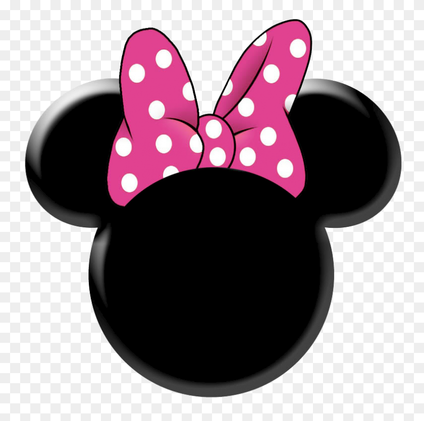 791x786 Minnie Mouse Silueta Clipart Cliparts Co Pink Minnie Ears - Elena Of Avalor Clipart