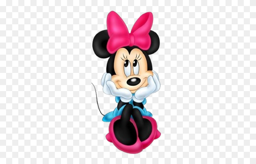 320x480 Minnie Mouse Transparent Png Pictures - Pink Ribbon PNG