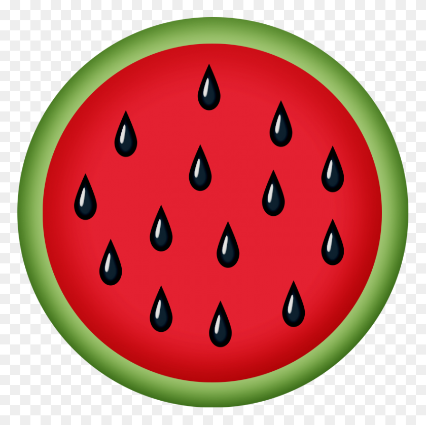 821x820 Minus - Watermelon Clipart