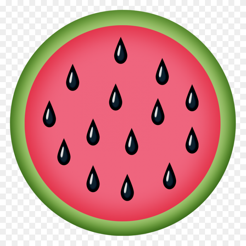 821x820 Minus - Watermelon Clipart PNG