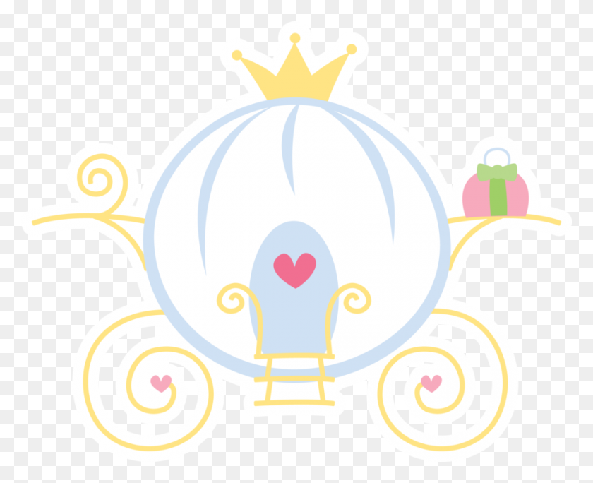 900x720 Menos - Princesa Carruaje Clipart