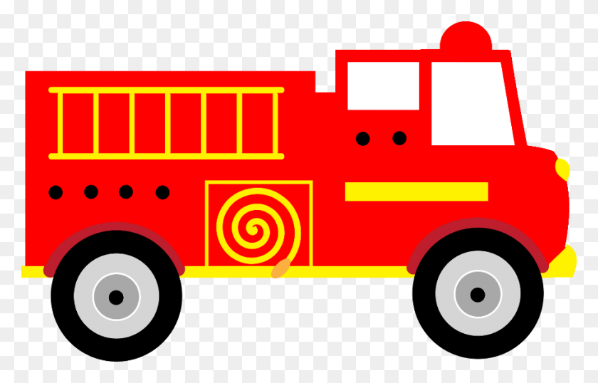 900x552 Минус - Пожарная Машина Png
