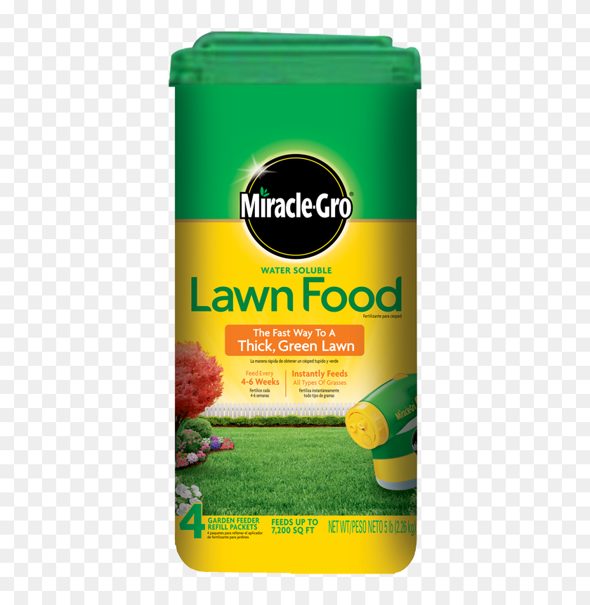 388x800 Miracle Gro Water Soluble Lawn Food - Lawn PNG