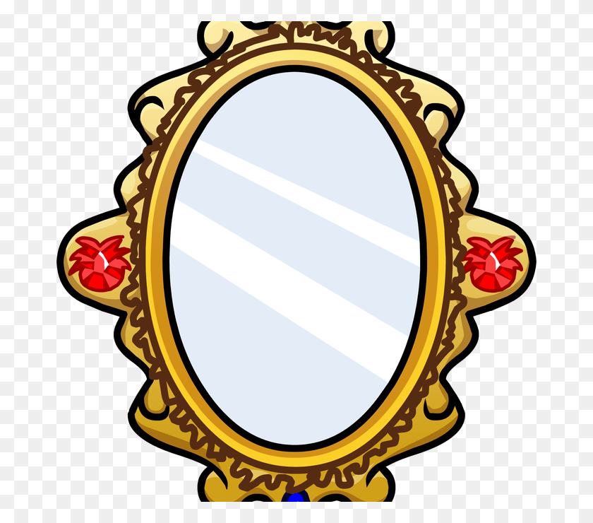 680x680 Mirror Clipart Transparent Pencil And In Color Mirror, Wall Mirror - Transparent Frame Clipart